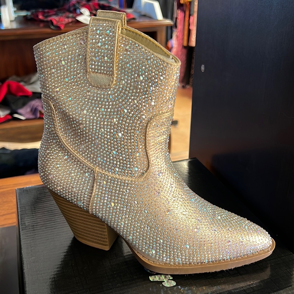 Champagne Bling Boots